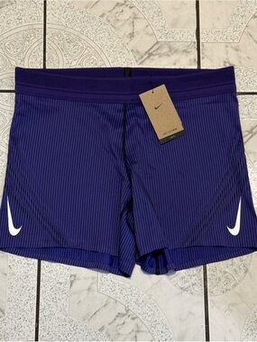 New Nike Aeroswift Dri-FIT 5” Running Shorts Purple Women’s Sizes FN3271-510